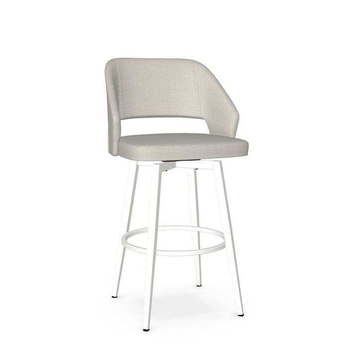 Lorna Swivel Bar Stool - Upholstered