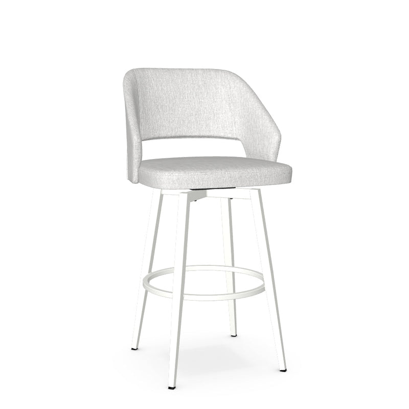 Lorna Swivel Bar Stool - Upholstered