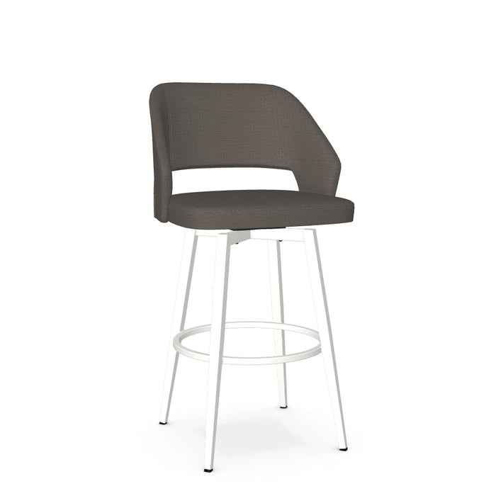 Lorna Swivel Bar Stool - Upholstered