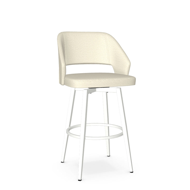 Lorna Swivel Bar Stool - Upholstered