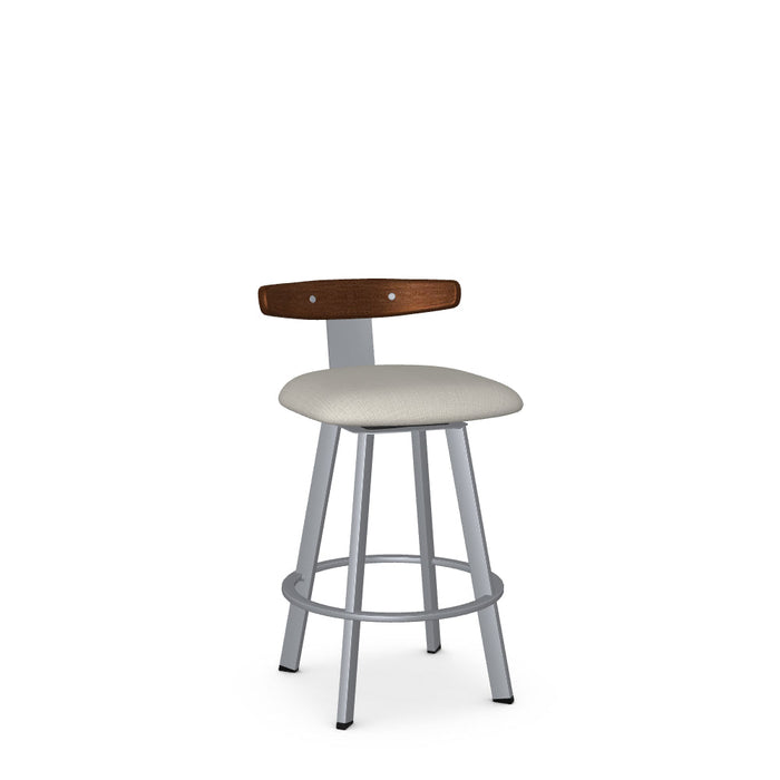 Asher Swivel Counter Stool-Upholstered