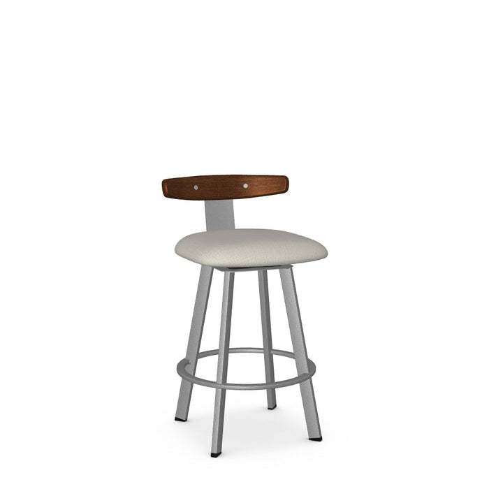 Asher Swivel Counter Stool-Upholstered