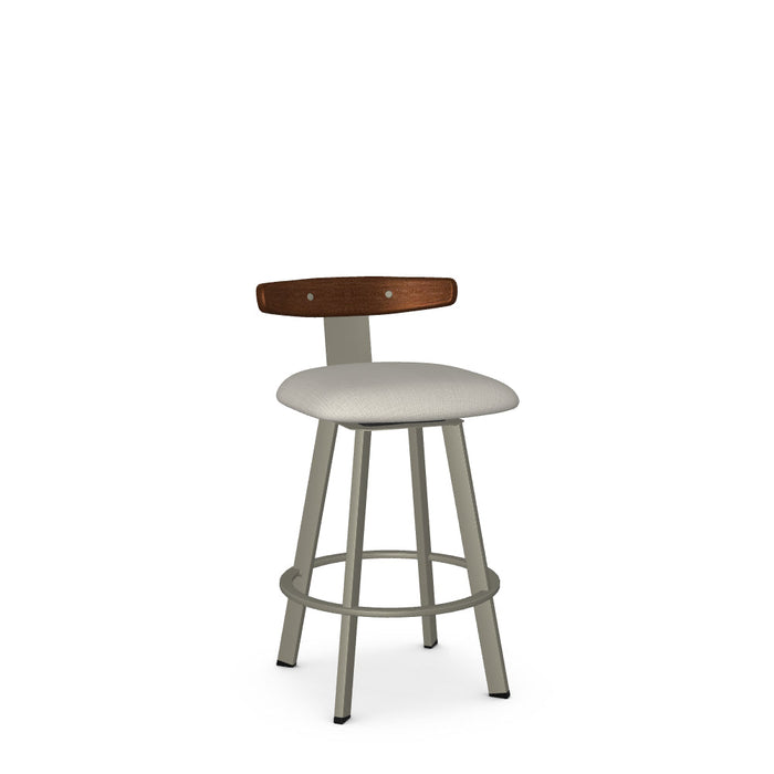Asher Swivel Counter Stool-Upholstered