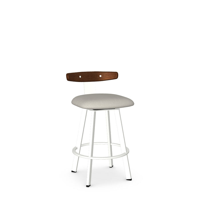Asher Swivel Counter Stool-Upholstered