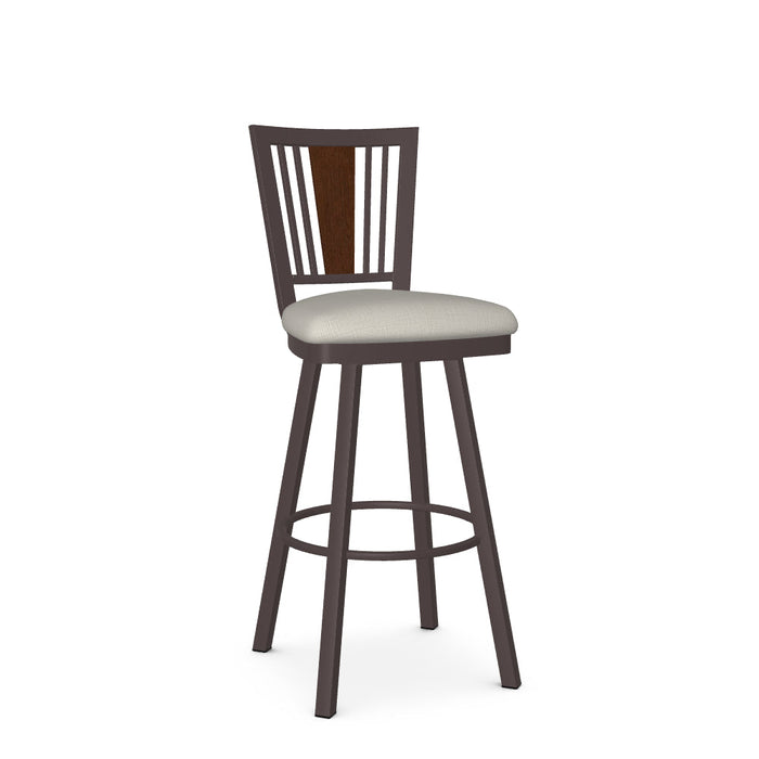 Madison Swivel Bar Stool-Upholstered