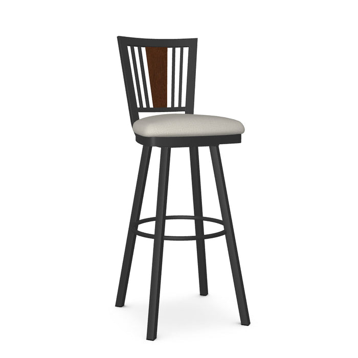 Madison Swivel Spectator Stool-Upholstered