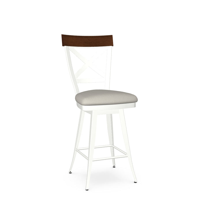 Kyle Swivel Counter Stool-Upholstered