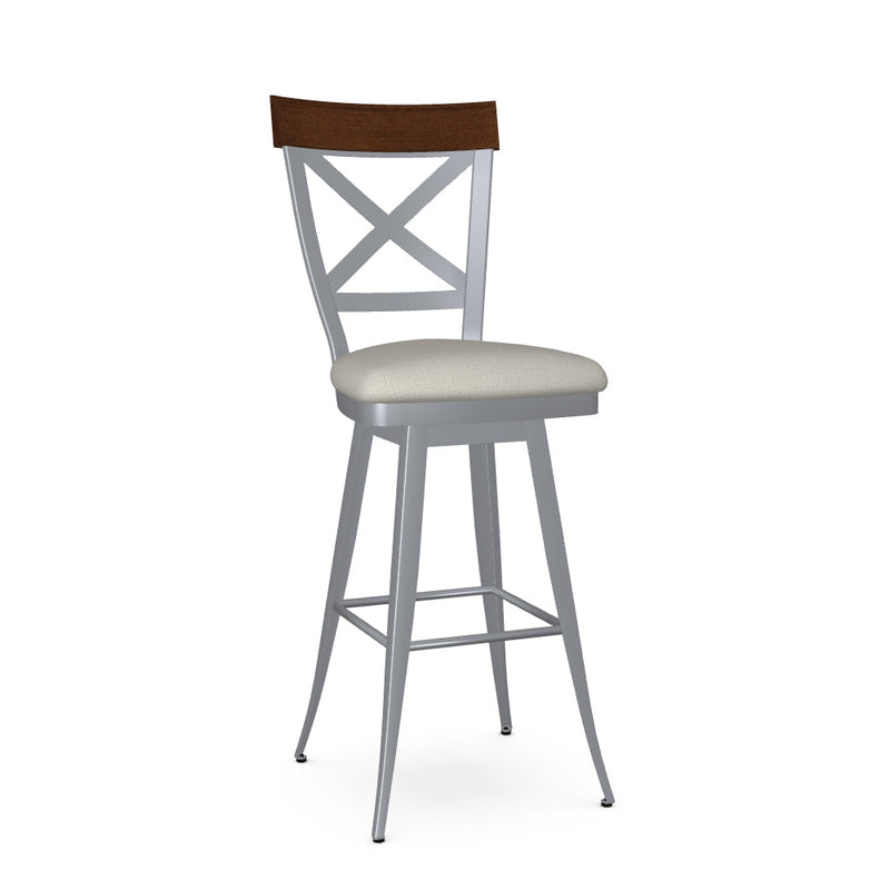Kyle Swivel Bar Stool-Upholstered