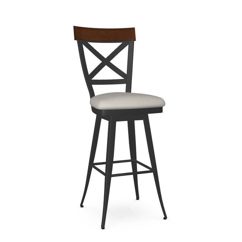 Kyle Swivel Bar Stool-Upholstered