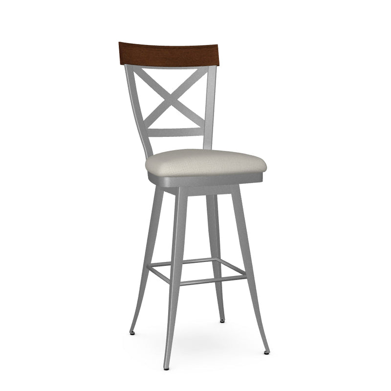 Kyle Swivel Bar Stool-Upholstered