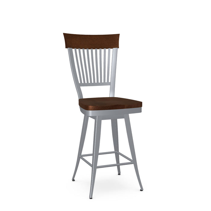 Annabelle Swivel Counter Stool- Wood
