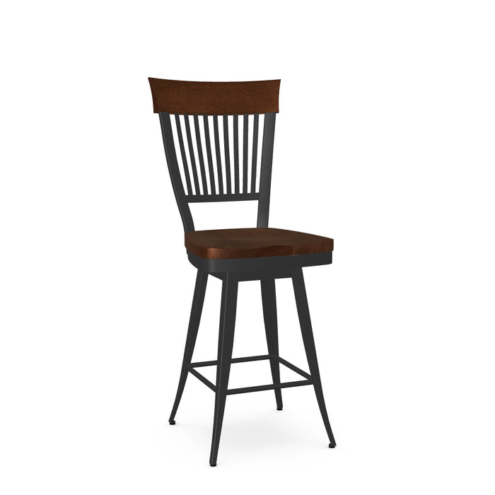 Annabelle Swivel Counter Stool- Wood