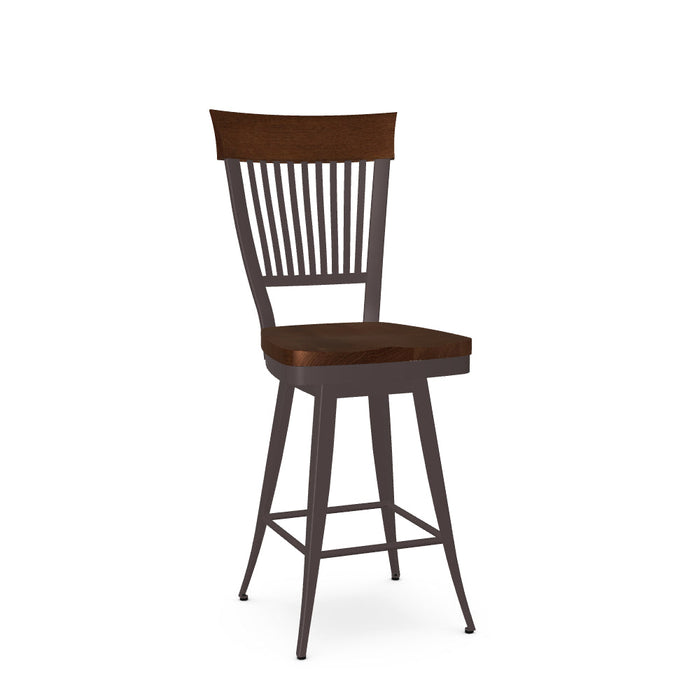 Annabelle Swivel Counter Stool- Wood