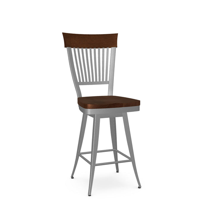 Annabelle Swivel Counter Stool- Wood