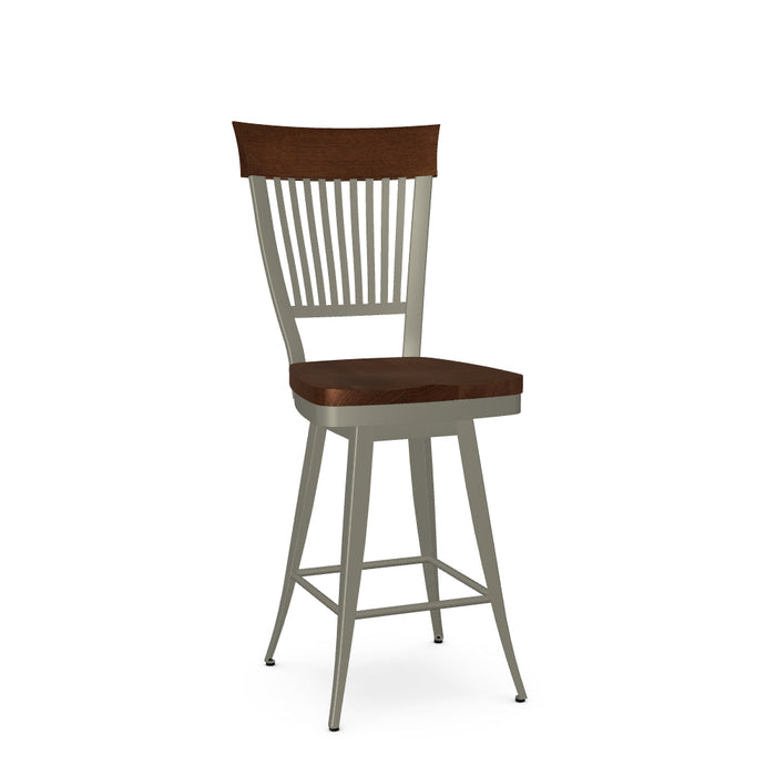 Annabelle Swivel Counter Stool- Wood