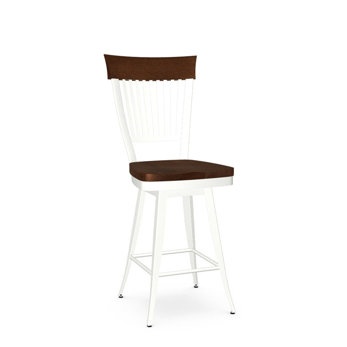 Annabelle Swivel Counter Stool- Wood