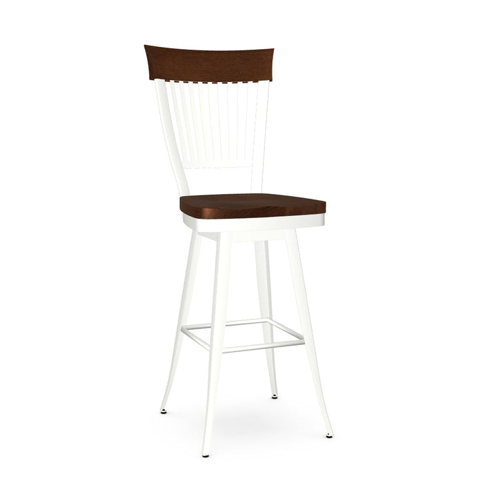 Annabelle Swivel Bar Stool- Wood