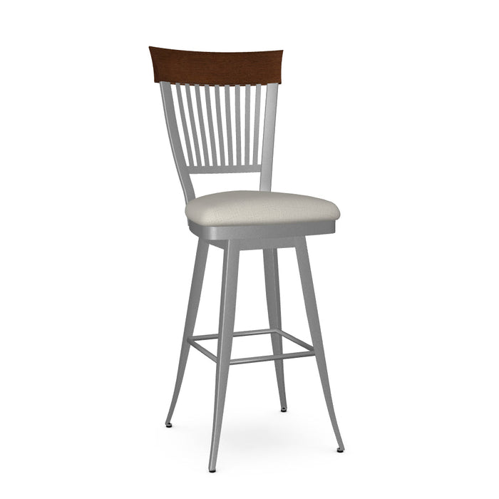Annabelle Swivel Bar Stool-Upholstered