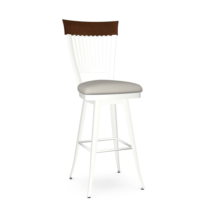 Annabelle Swivel Bar Stool-Upholstered