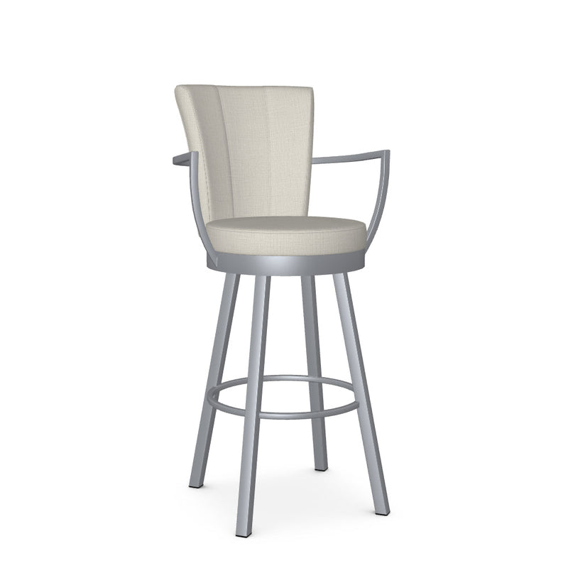 Cardin Swivel Bar Stool - Upholstered