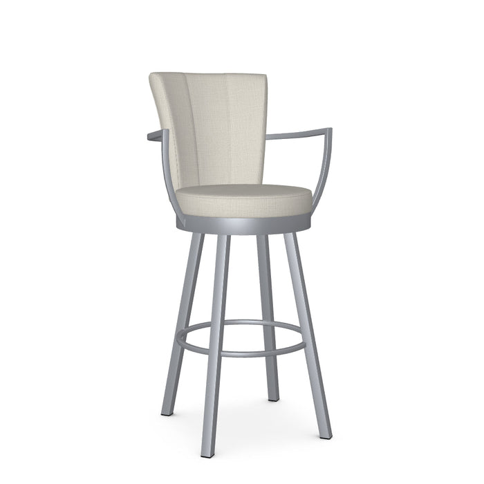 Cardin Swivel Bar Stool - Upholstered