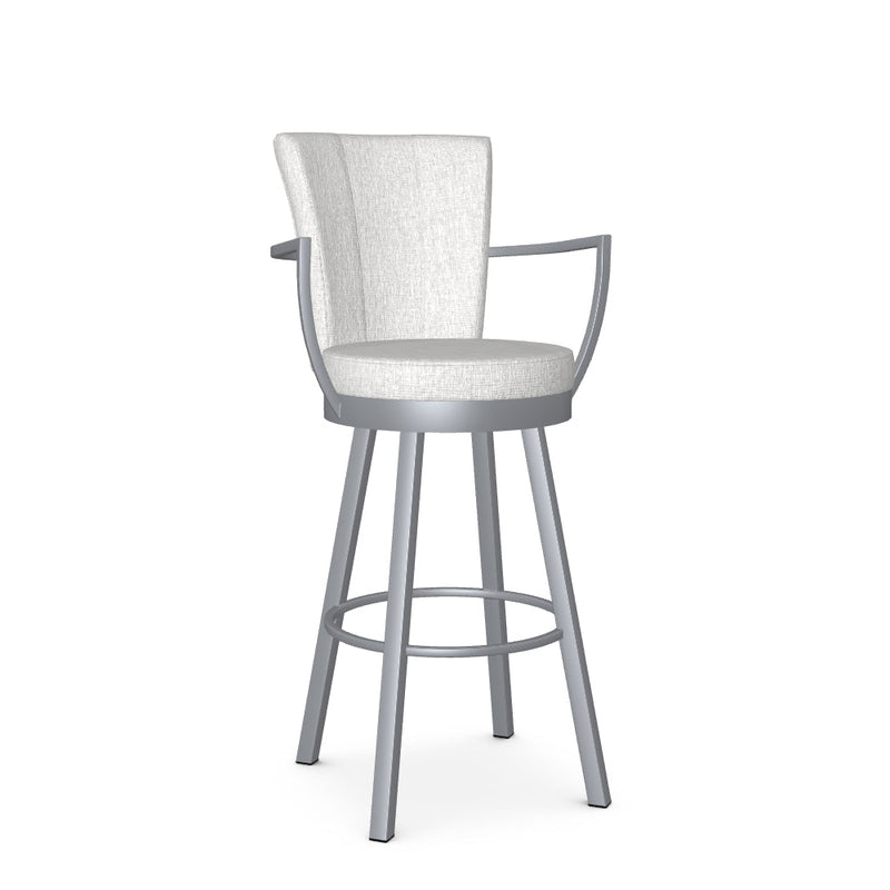 Cardin Swivel Bar Stool - Upholstered