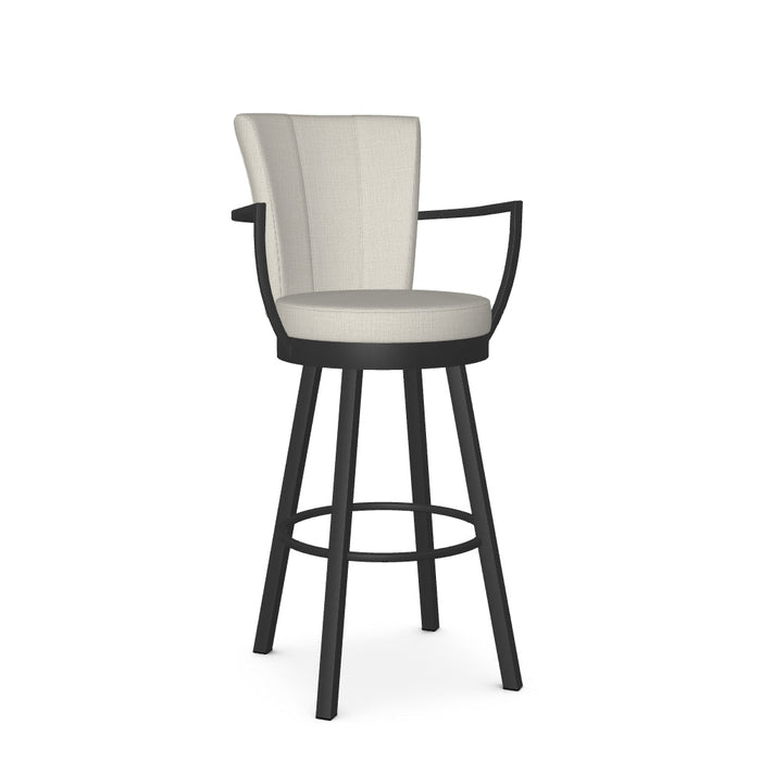 Cardin Swivel Bar Stool - Upholstered