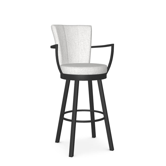 Cardin Swivel Bar Stool - Upholstered