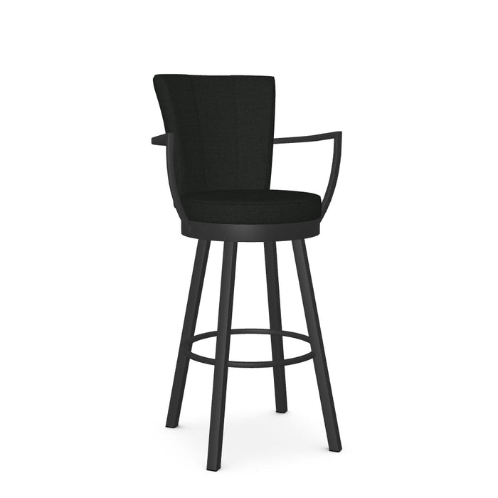 Cardin Swivel Bar Stool - Upholstered