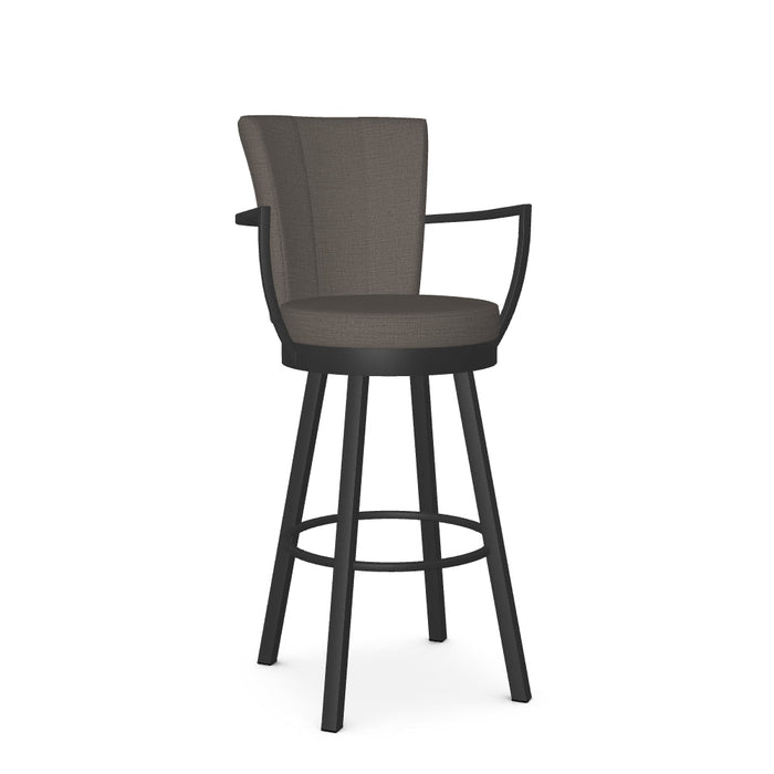 Cardin Swivel Bar Stool - Upholstered