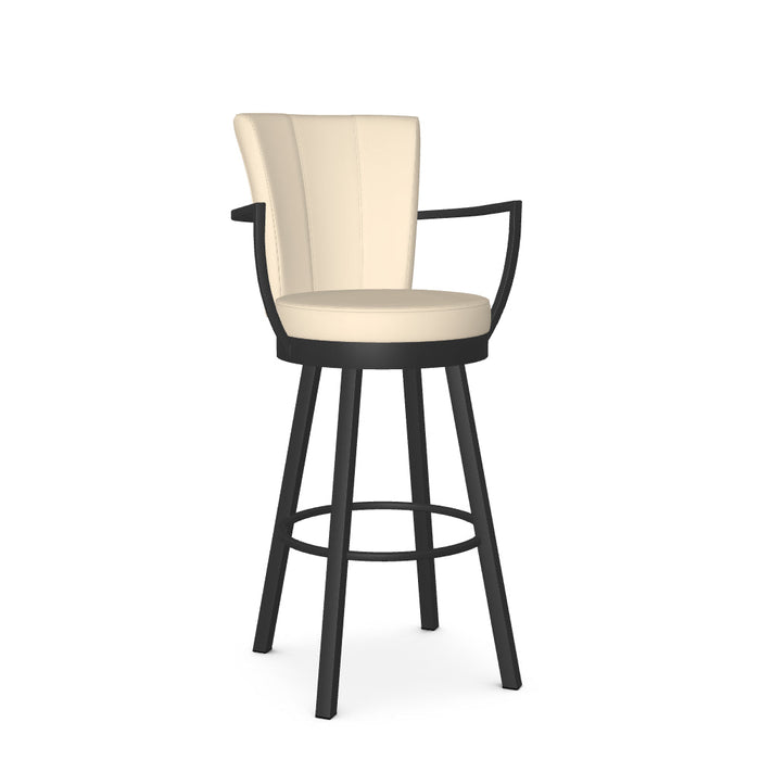 Cardin Swivel Bar Stool - Upholstered