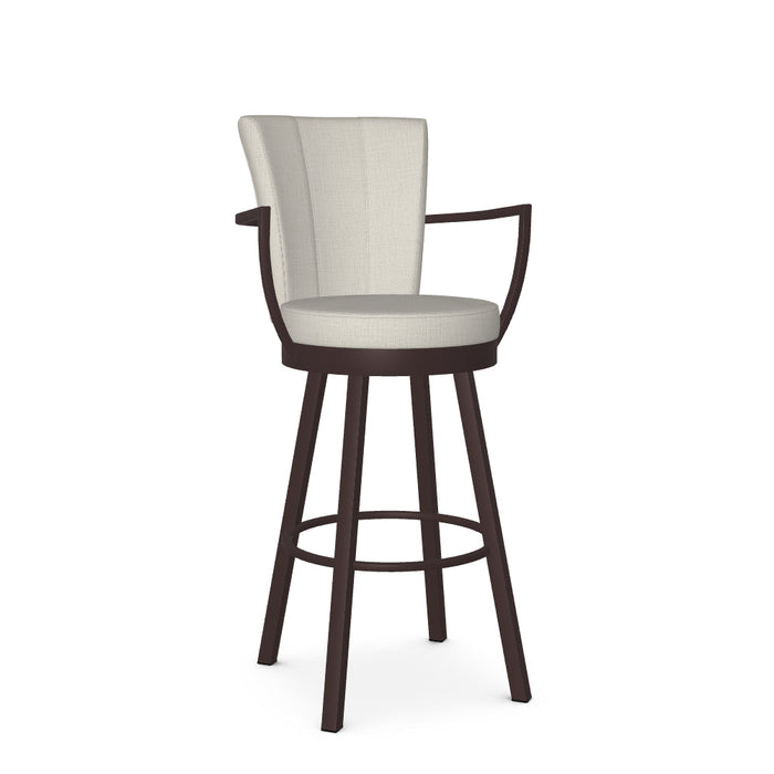 Cardin Swivel Bar Stool - Upholstered