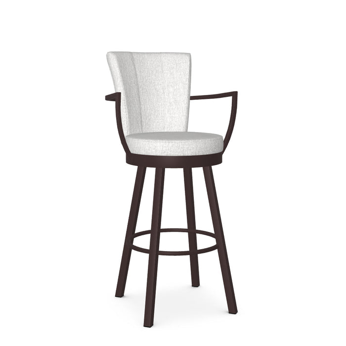 Cardin Swivel Bar Stool - Upholstered