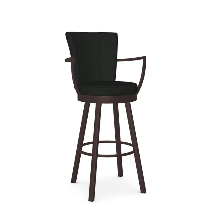 Cardin Swivel Bar Stool - Upholstered
