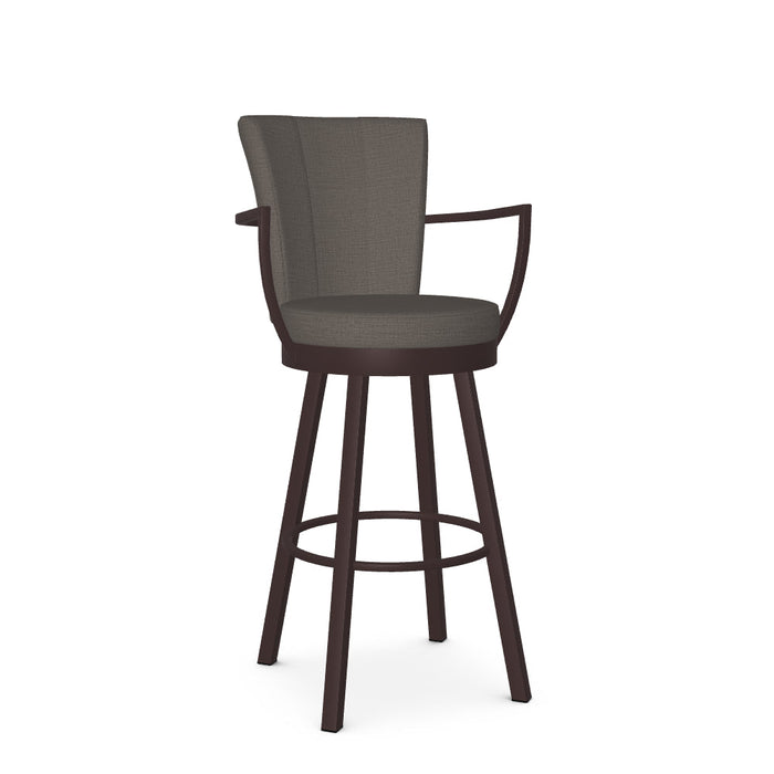 Cardin Swivel Bar Stool - Upholstered