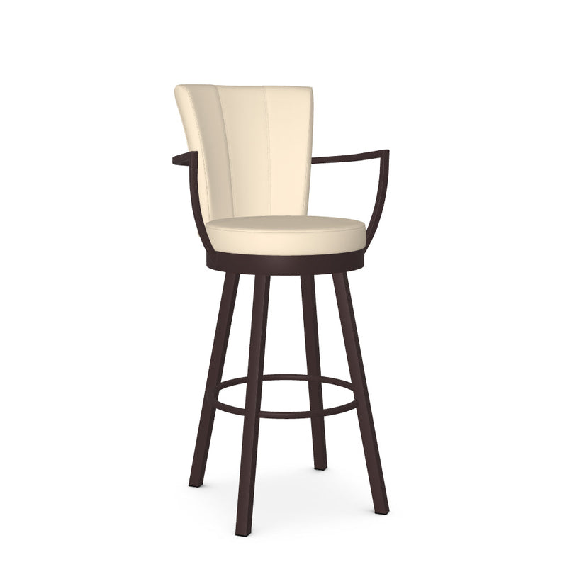 Cardin Swivel Bar Stool - Upholstered