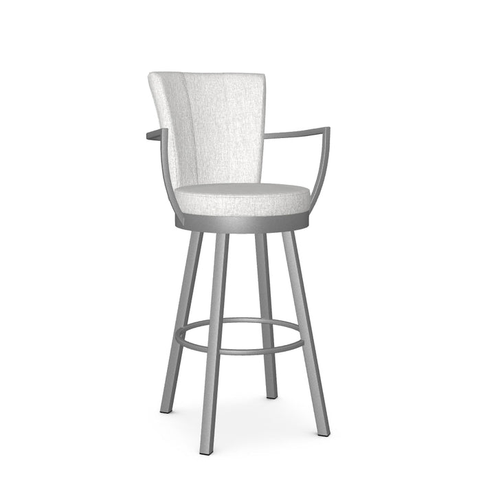 Cardin Swivel Bar Stool - Upholstered