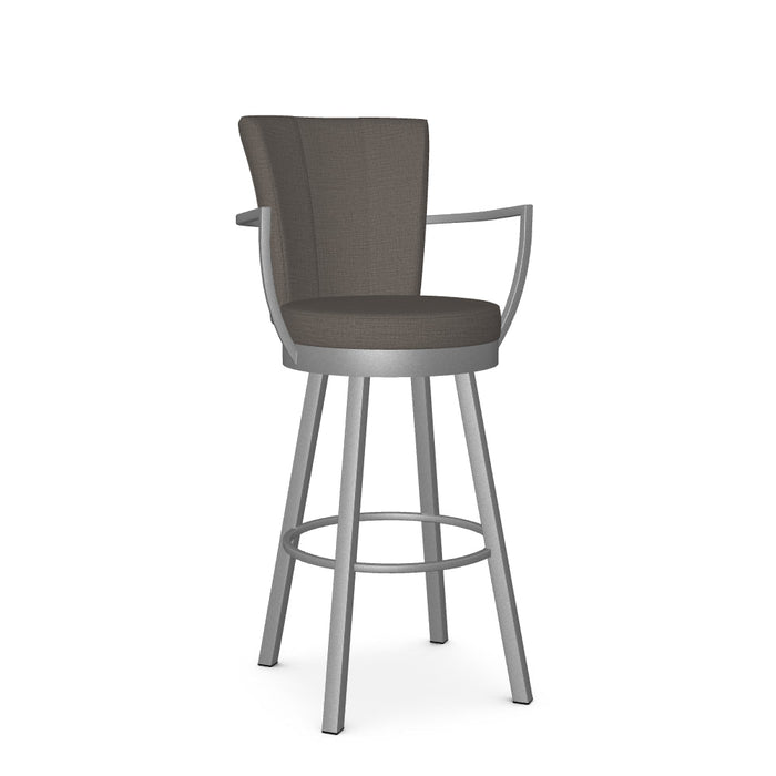 Cardin Swivel Bar Stool - Upholstered