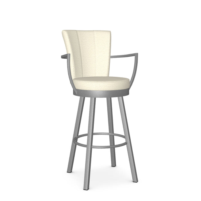 Cardin Swivel Bar Stool - Upholstered