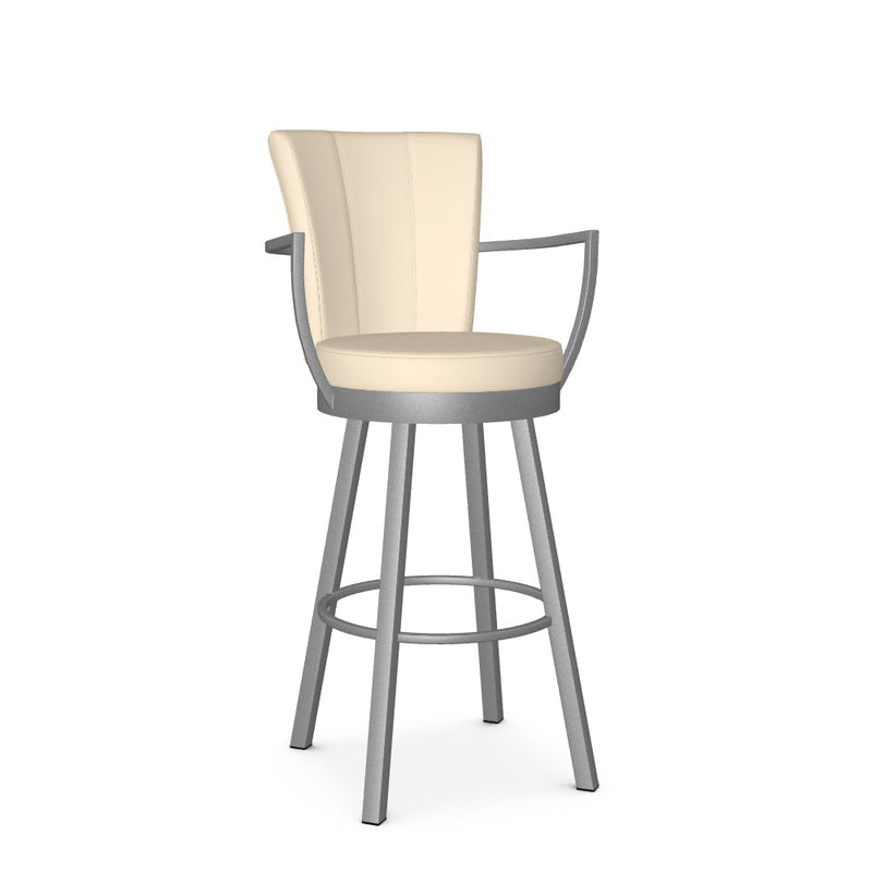 Cardin Swivel Bar Stool - Upholstered