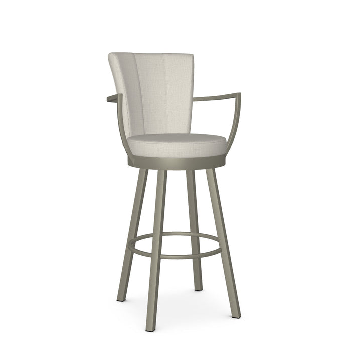 Cardin Swivel Bar Stool - Upholstered