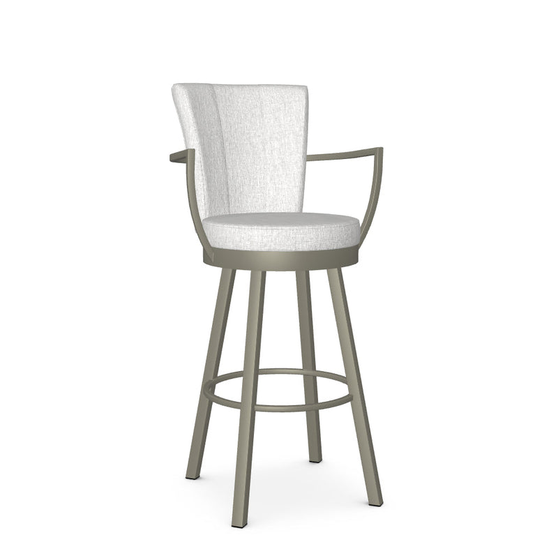 Cardin Swivel Bar Stool - Upholstered