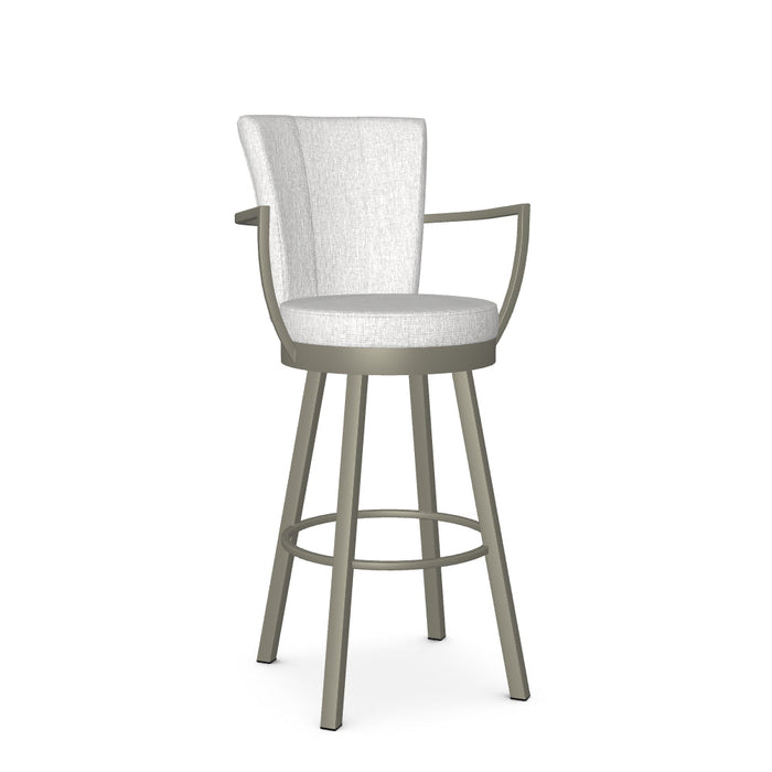 Cardin Swivel Bar Stool - Upholstered