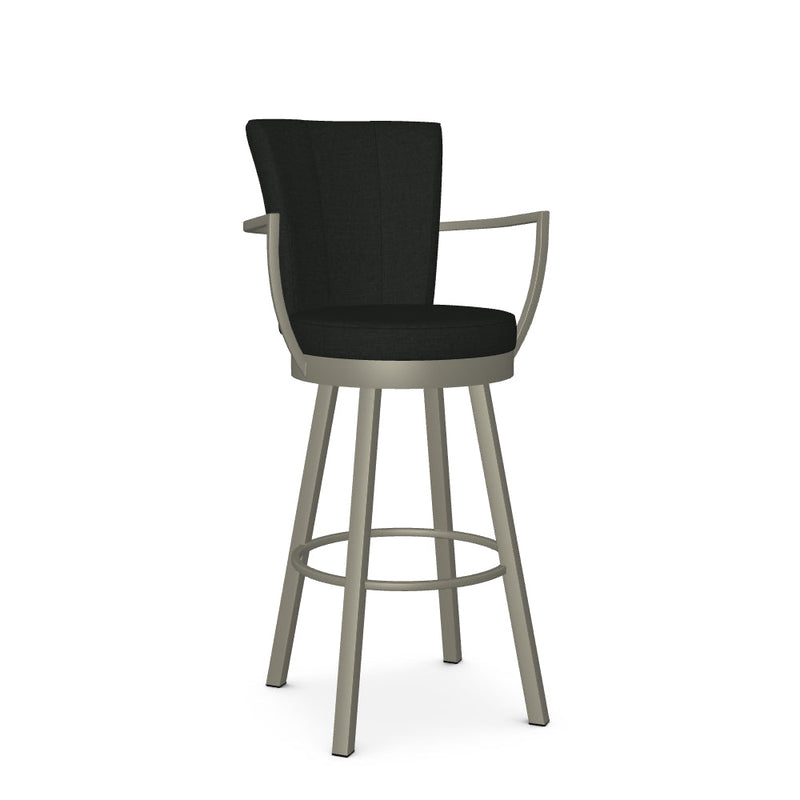 Cardin Swivel Bar Stool - Upholstered