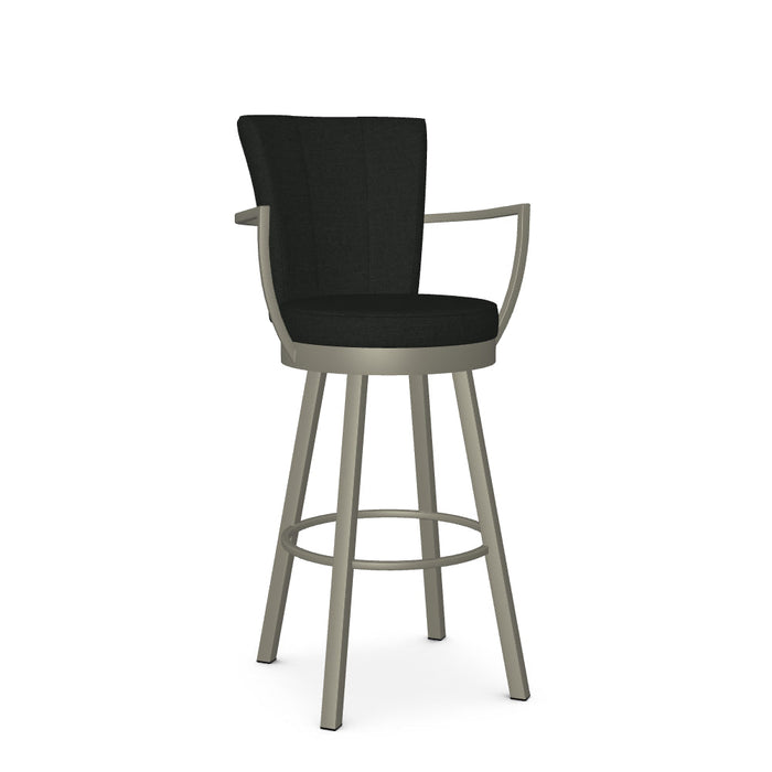 Cardin Swivel Bar Stool - Upholstered