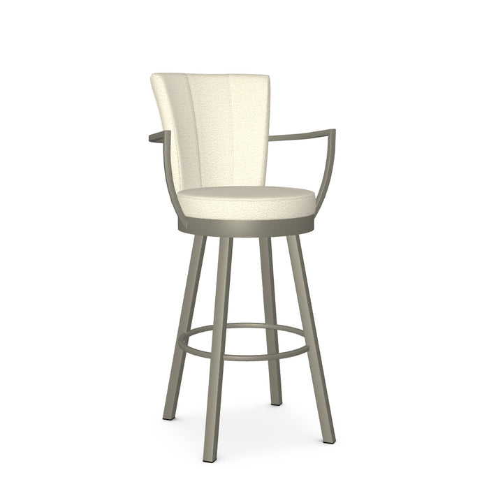 Cardin Swivel Bar Stool - Upholstered