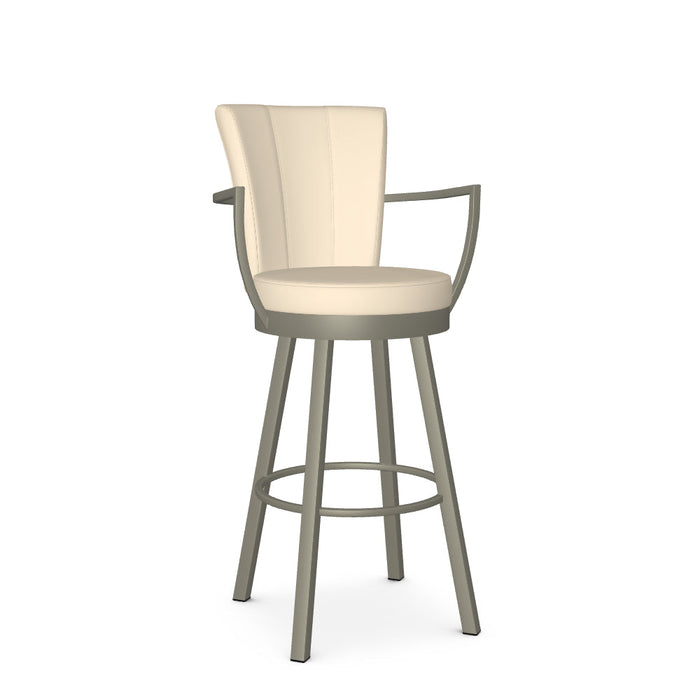 Cardin Swivel Bar Stool - Upholstered