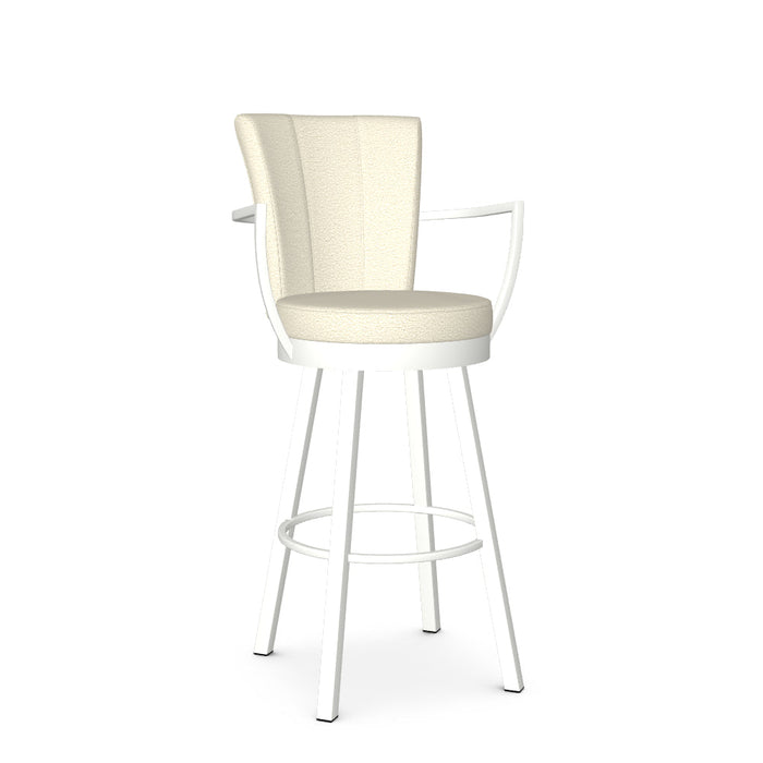 Cardin Swivel Bar Stool - Upholstered