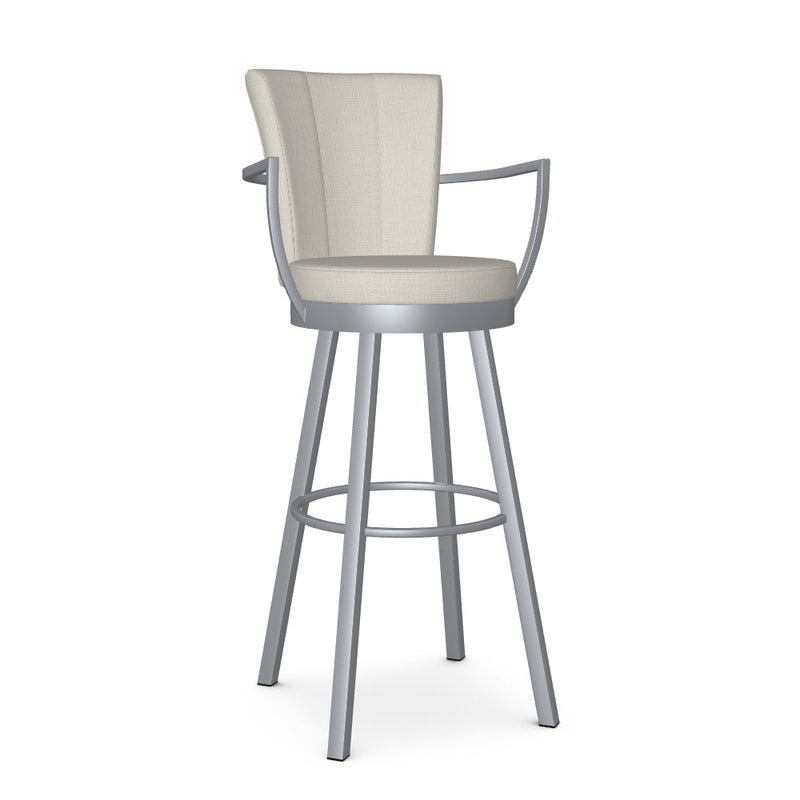 Cardin Swivel Spectator Stool - Upholstered