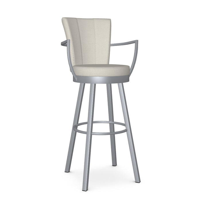 Cardin Swivel Spectator Stool - Upholstered